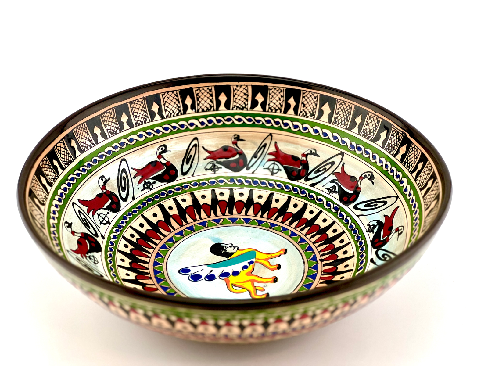 Hand-painted ceramic bowl in hysterical style - Image 7