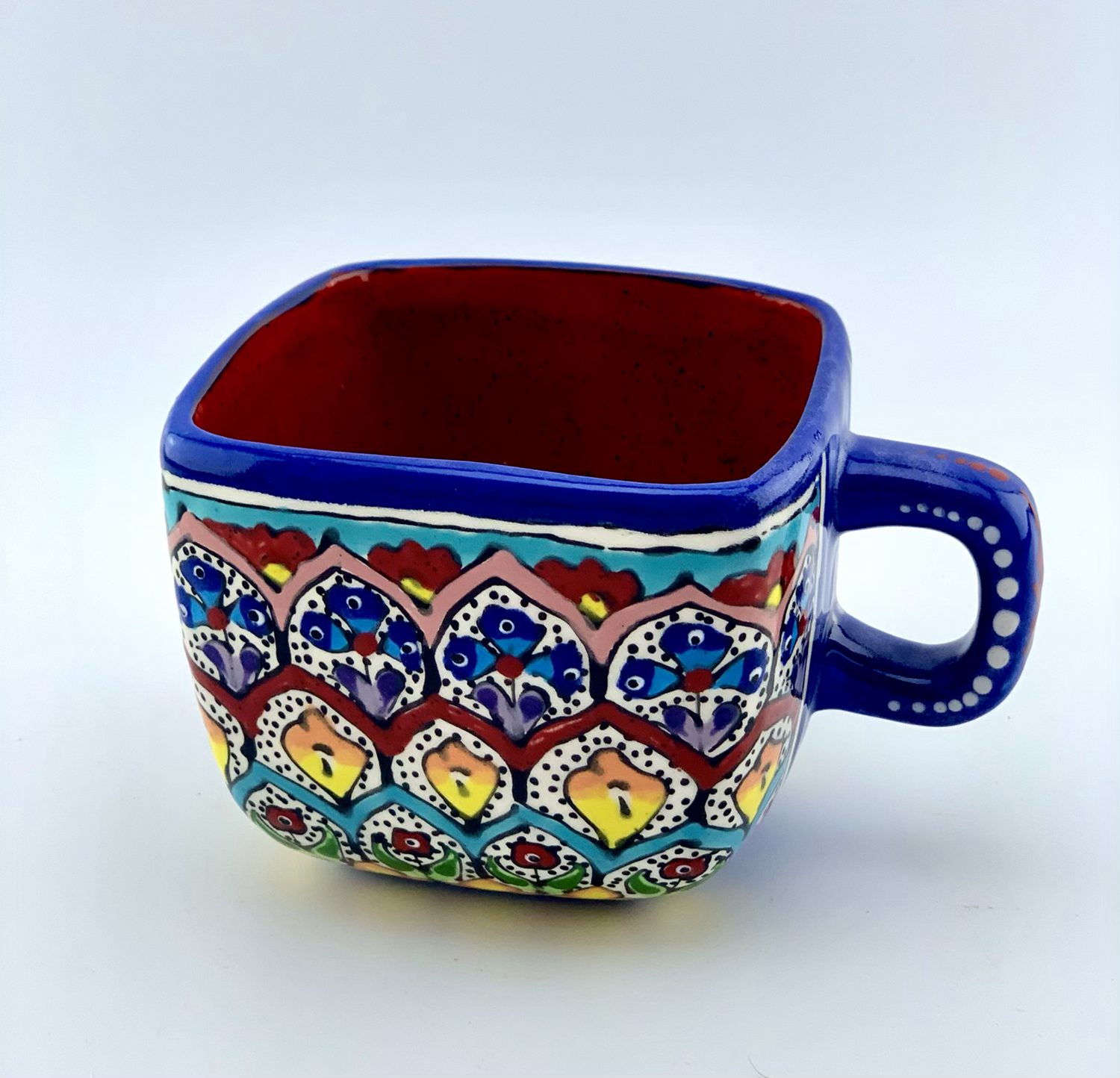 Garden designed square mug - Image 4