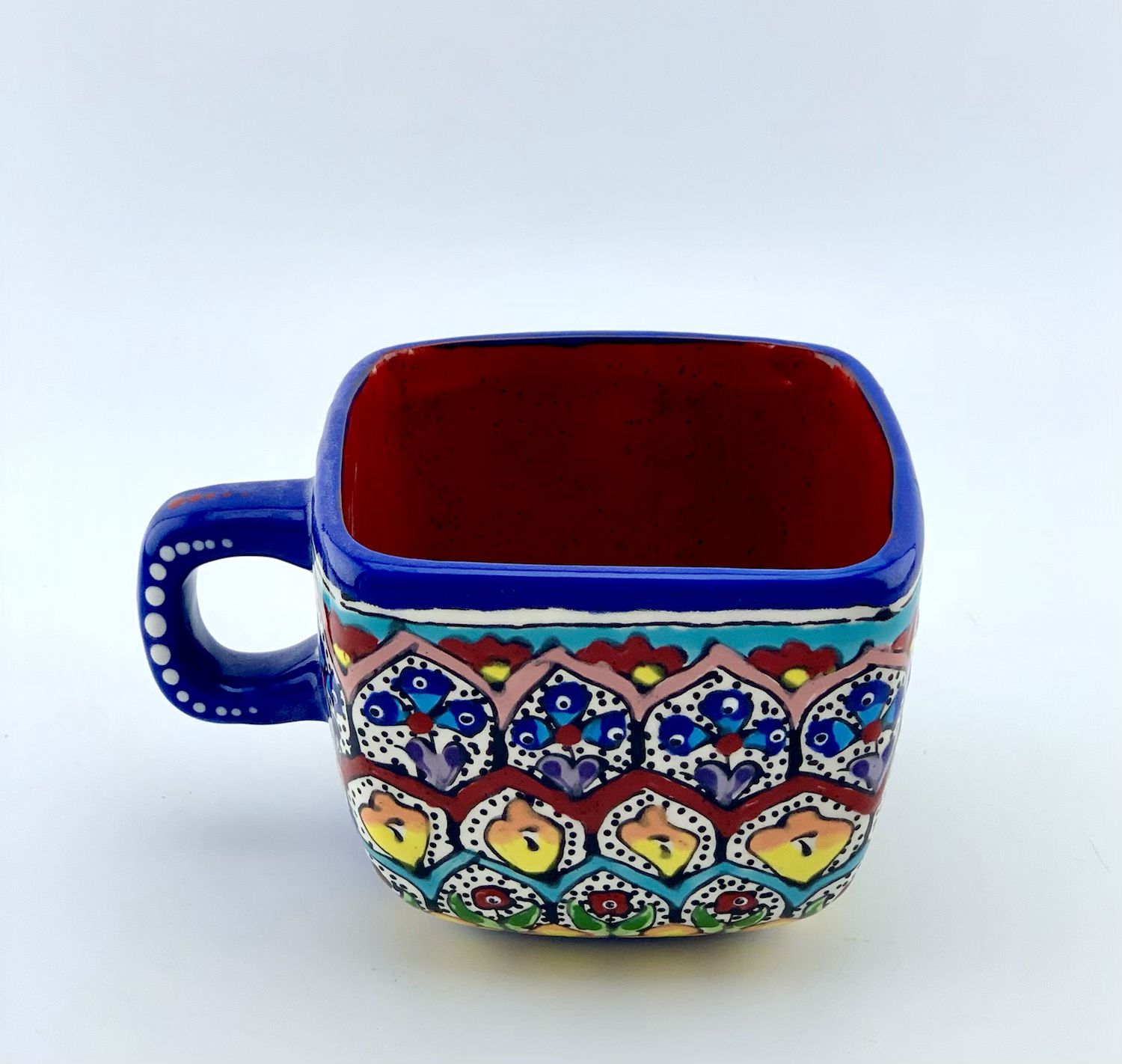 Garden designed square mug - Image 3