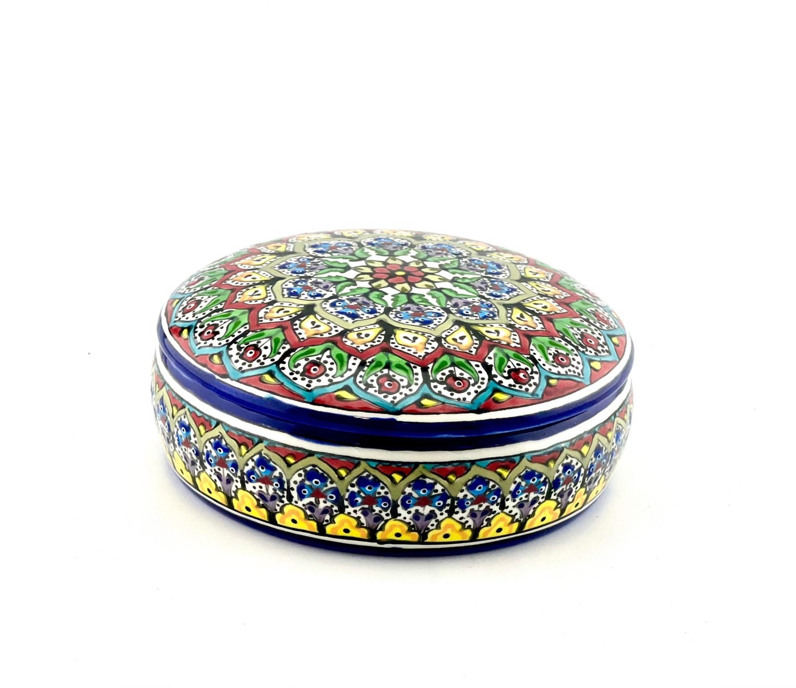 Round jewelry box in my special garden design - Image 2