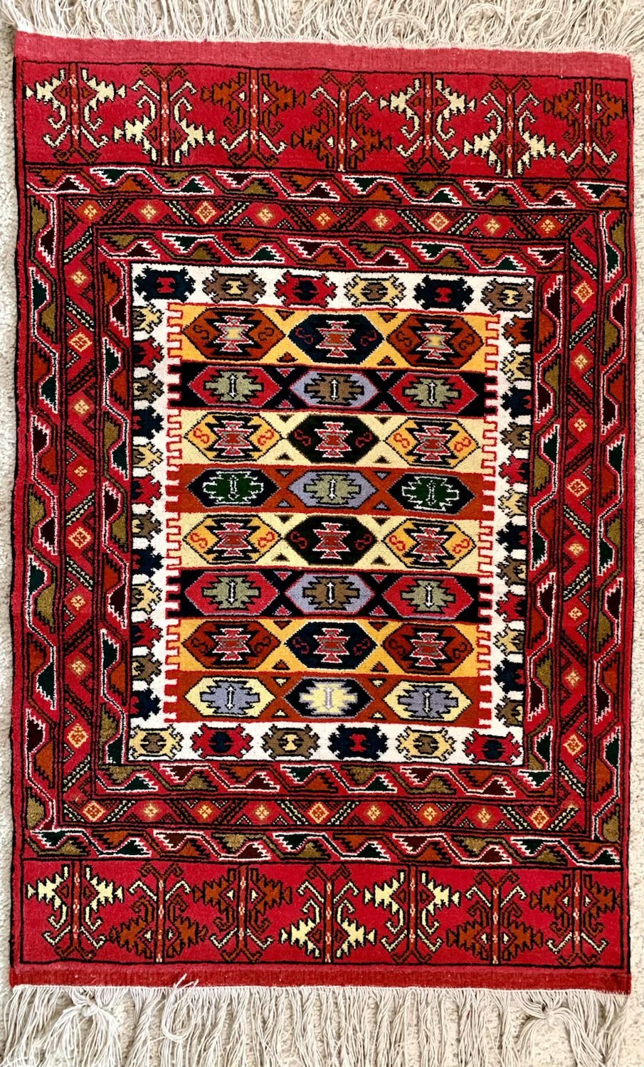Turkaman Persian Rug 1 - Image 6