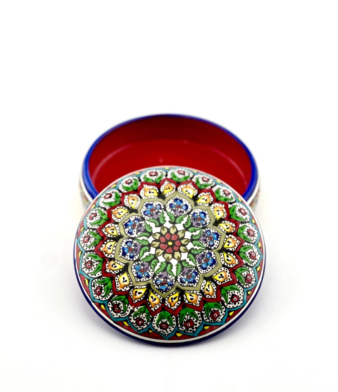 Round jewelry box in my special garden design - Image 4