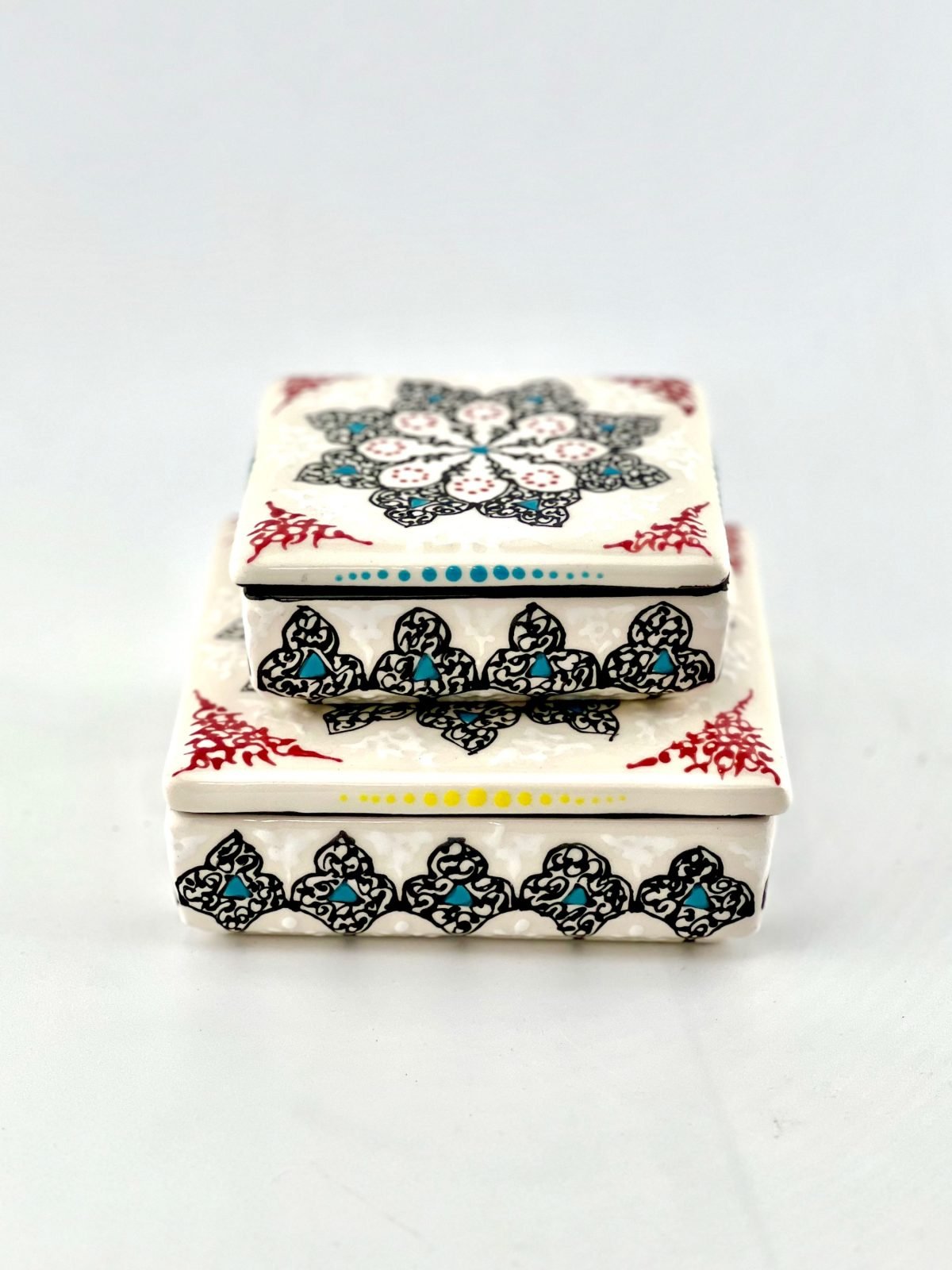 Square ceramic jewelry box - Image 5