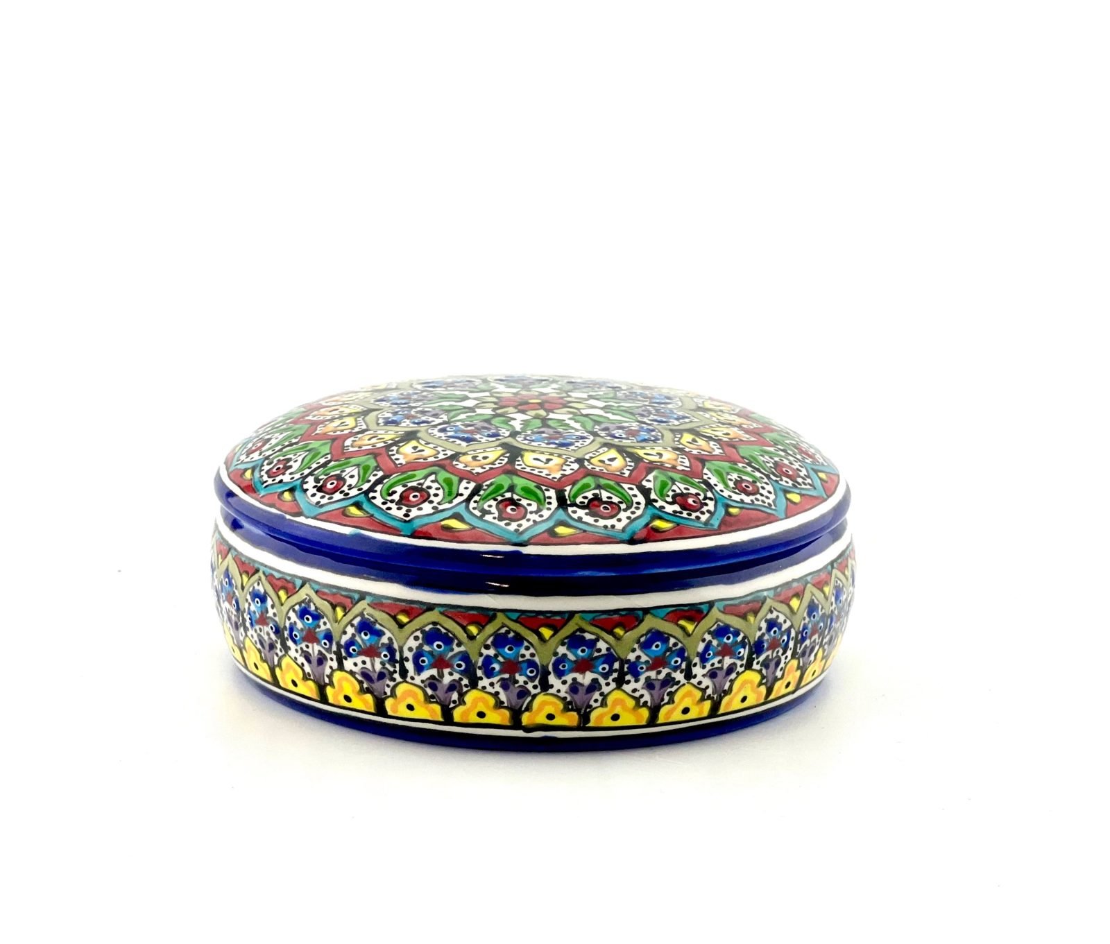 Round jewelry box in my special garden design - Image 3