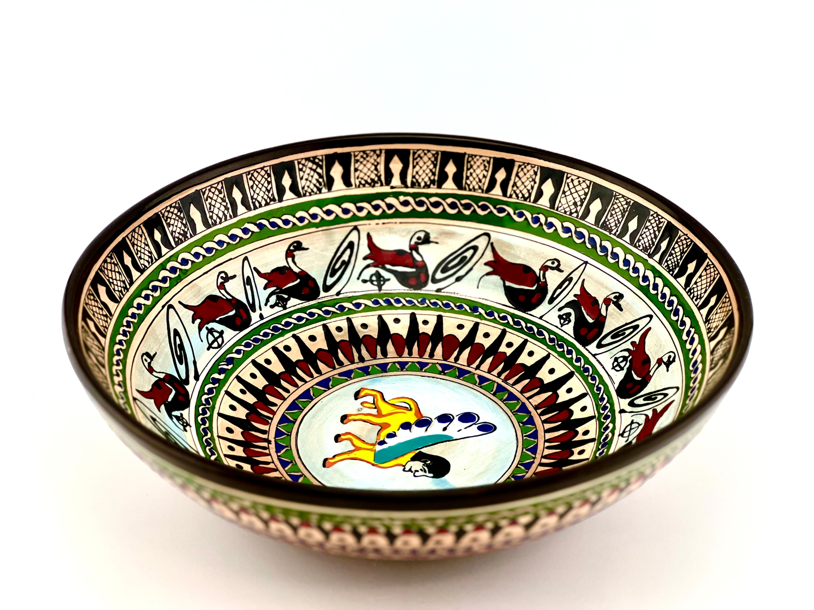 Hand-painted ceramic bowl in hysterical style - Image 4
