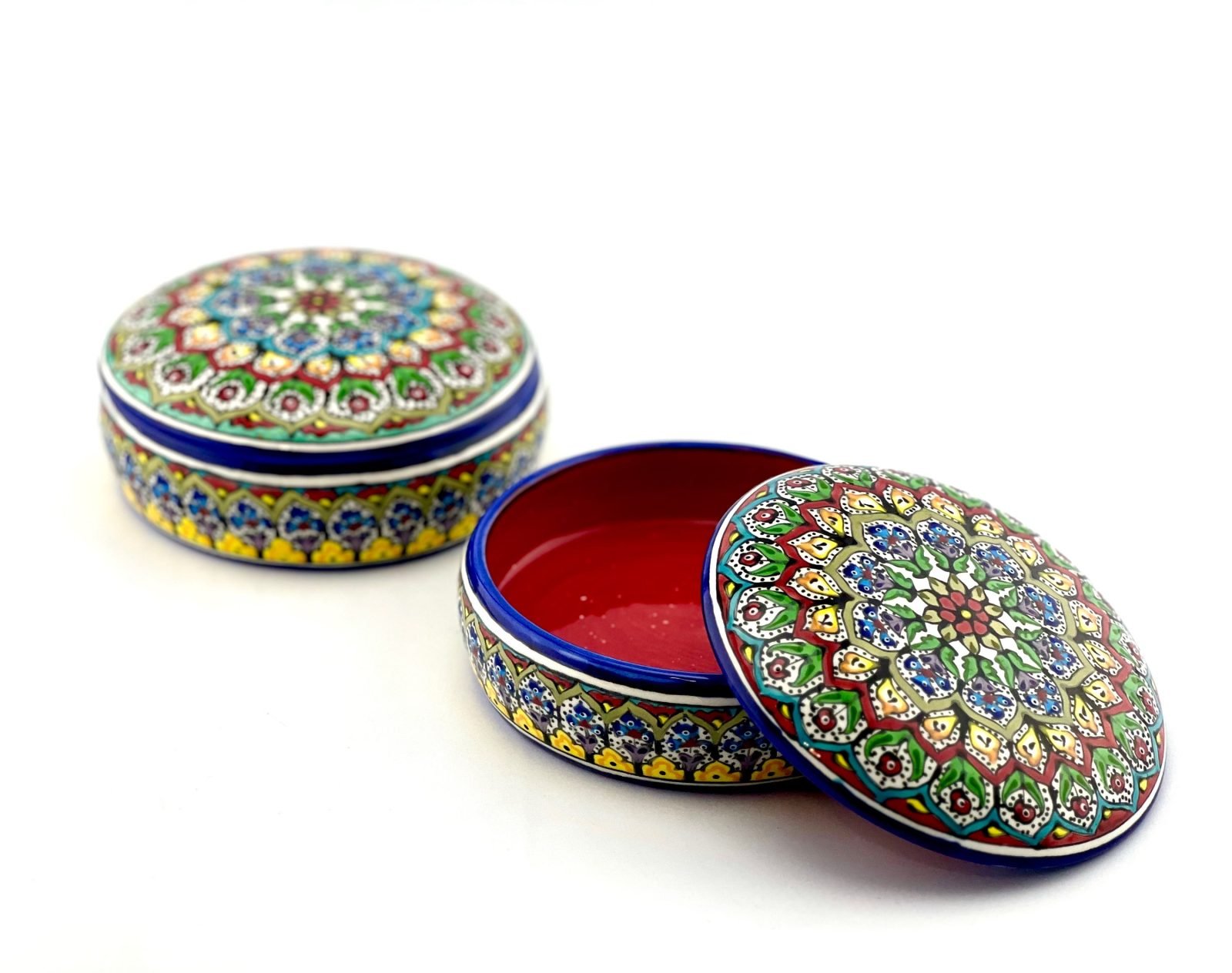 Round jewelry box in my special garden design - Image 5