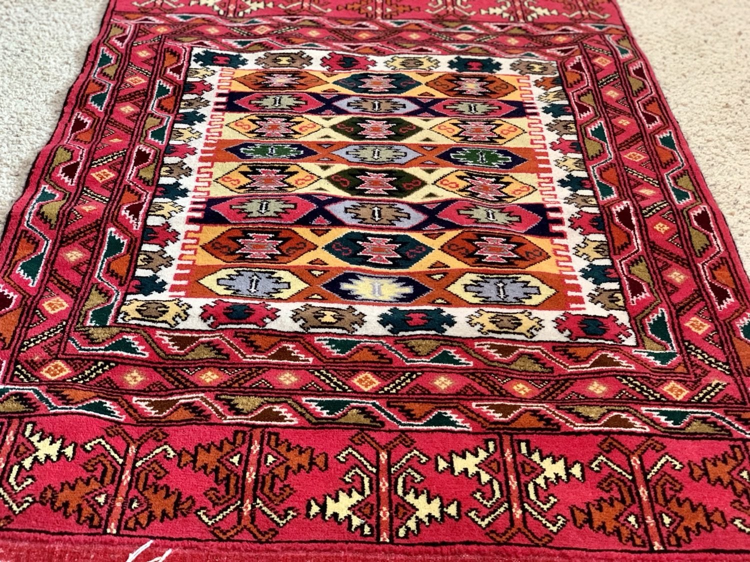 Turkaman Persian Rug 1 - Image 5