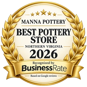 Manna Pottery – Best Pottery Store in Northern Virginia 2026, recognized by BusinessRate